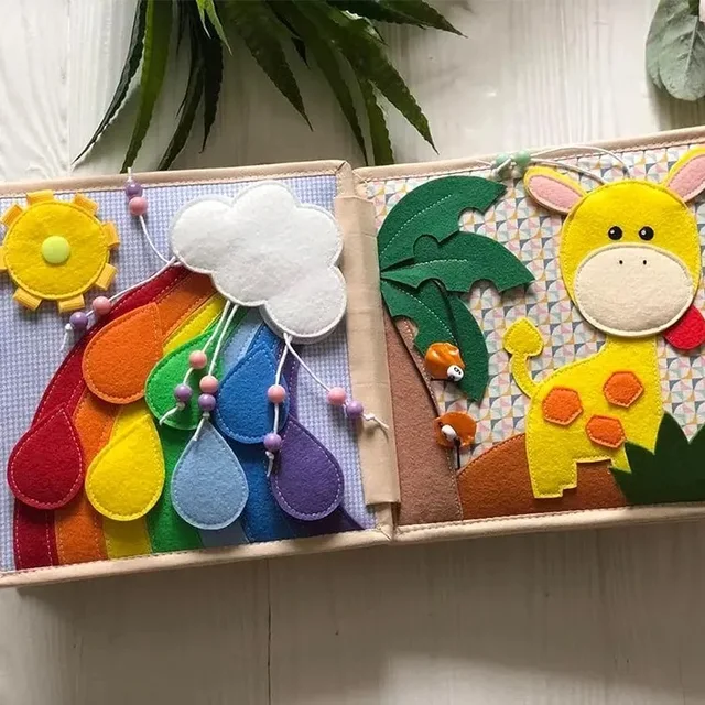 Montessori - υφασμάτινο βιβλίο