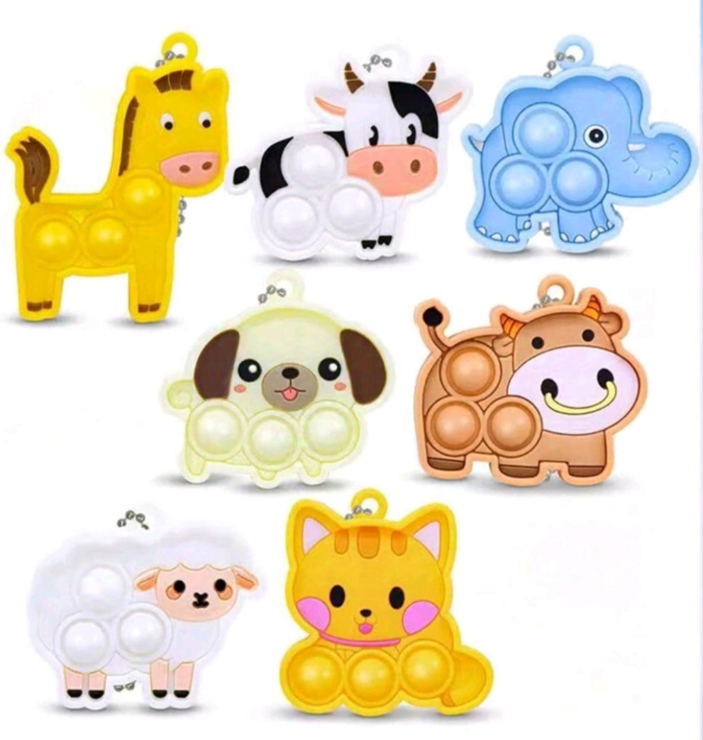 Mini anti stress μπρελόκ - animals