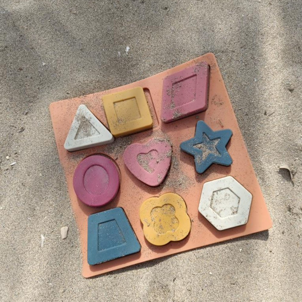 Puzzle με 9 σχήματα - παιχνίδι σιλικόνης