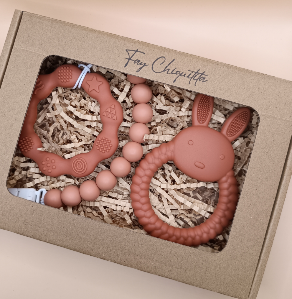 Mini teething gift box - Sienna