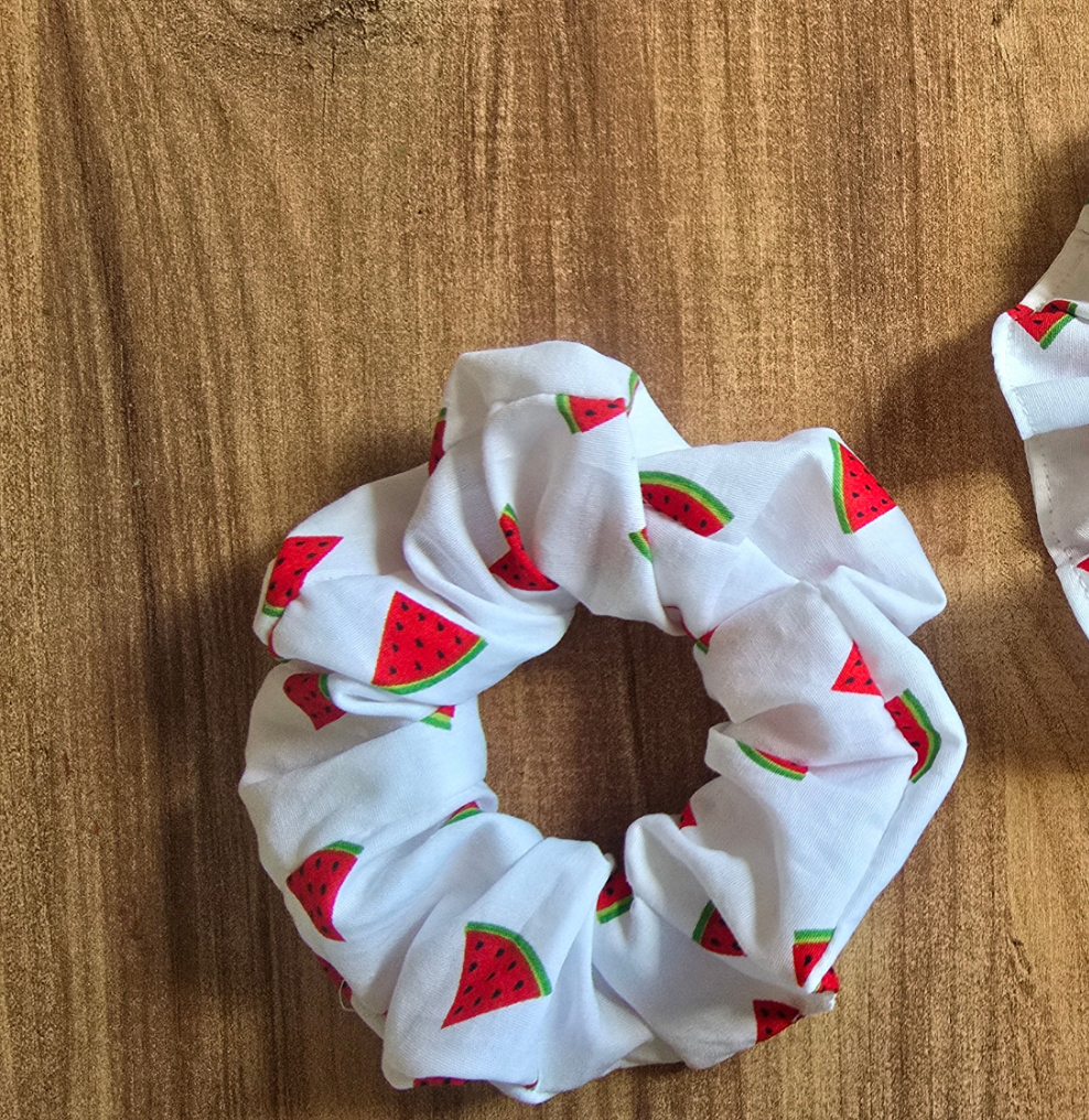 Watermelon Scrunchies