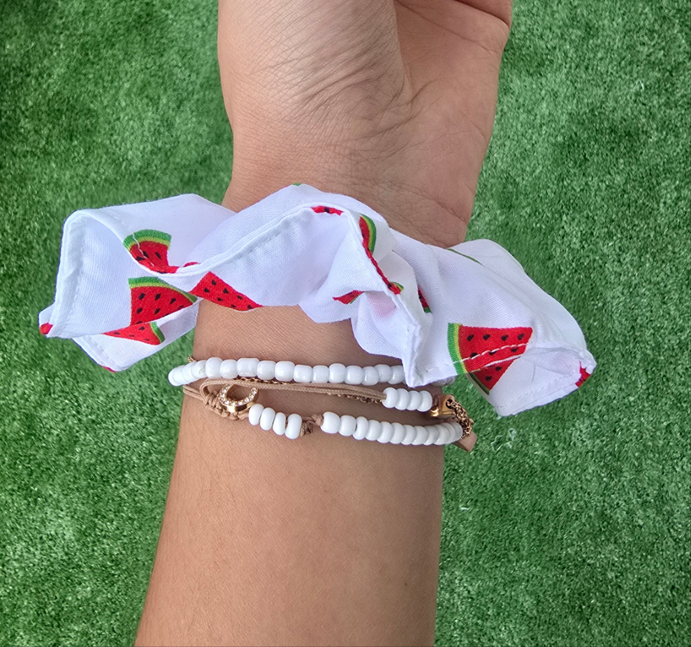 Watermelon Scrunchies