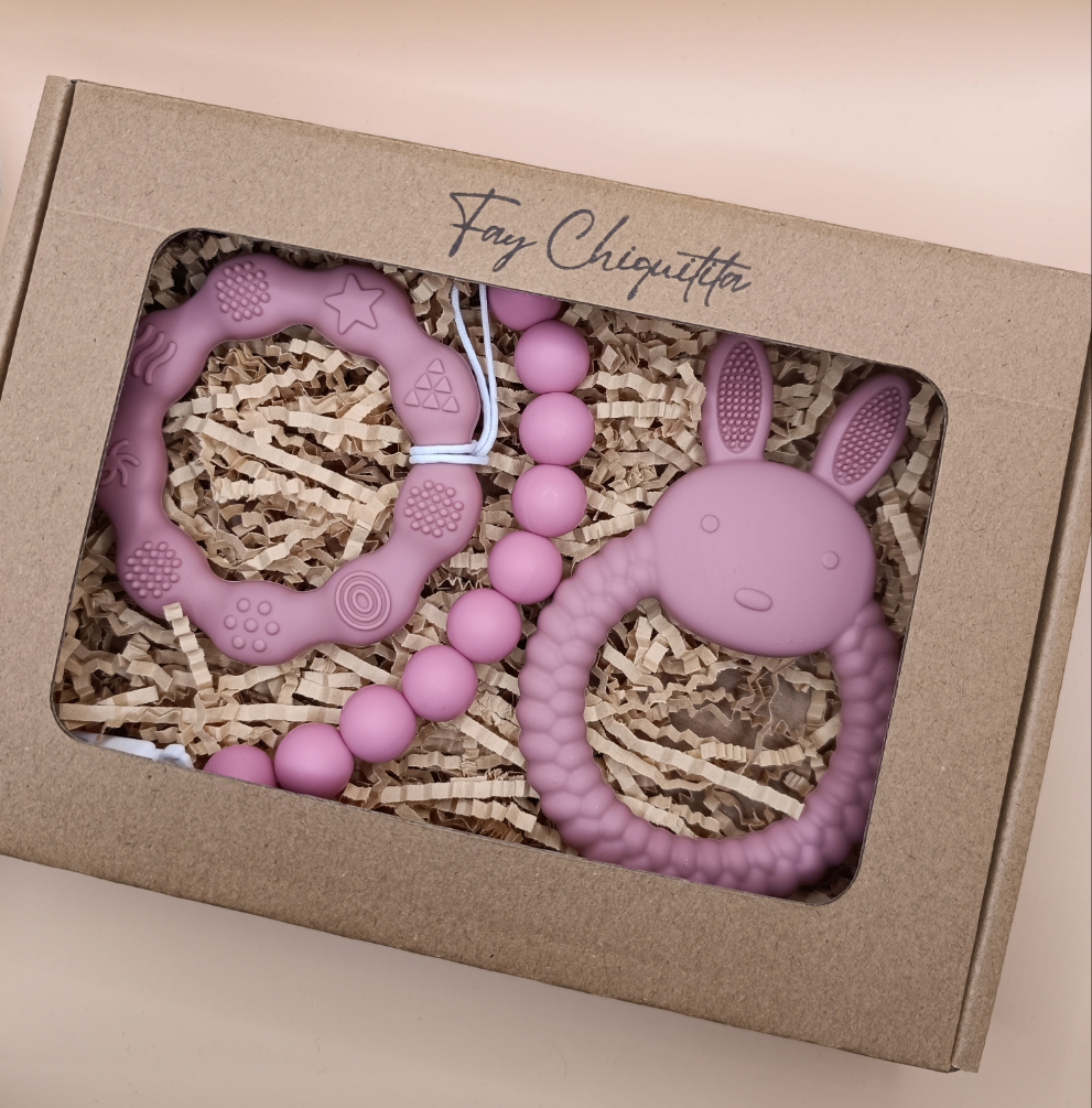 Mini teething gift box - bean paste