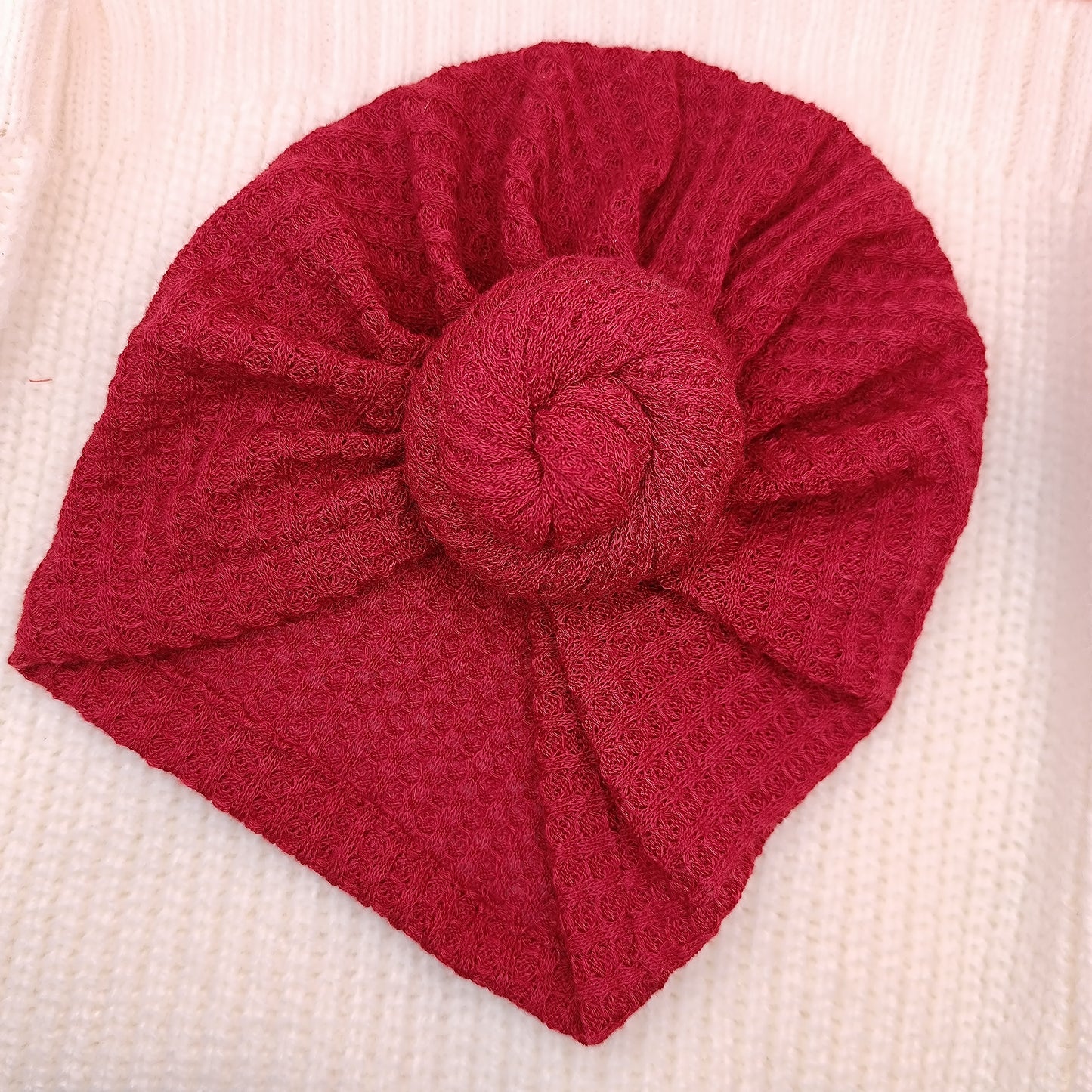 Bella baby turban passion red