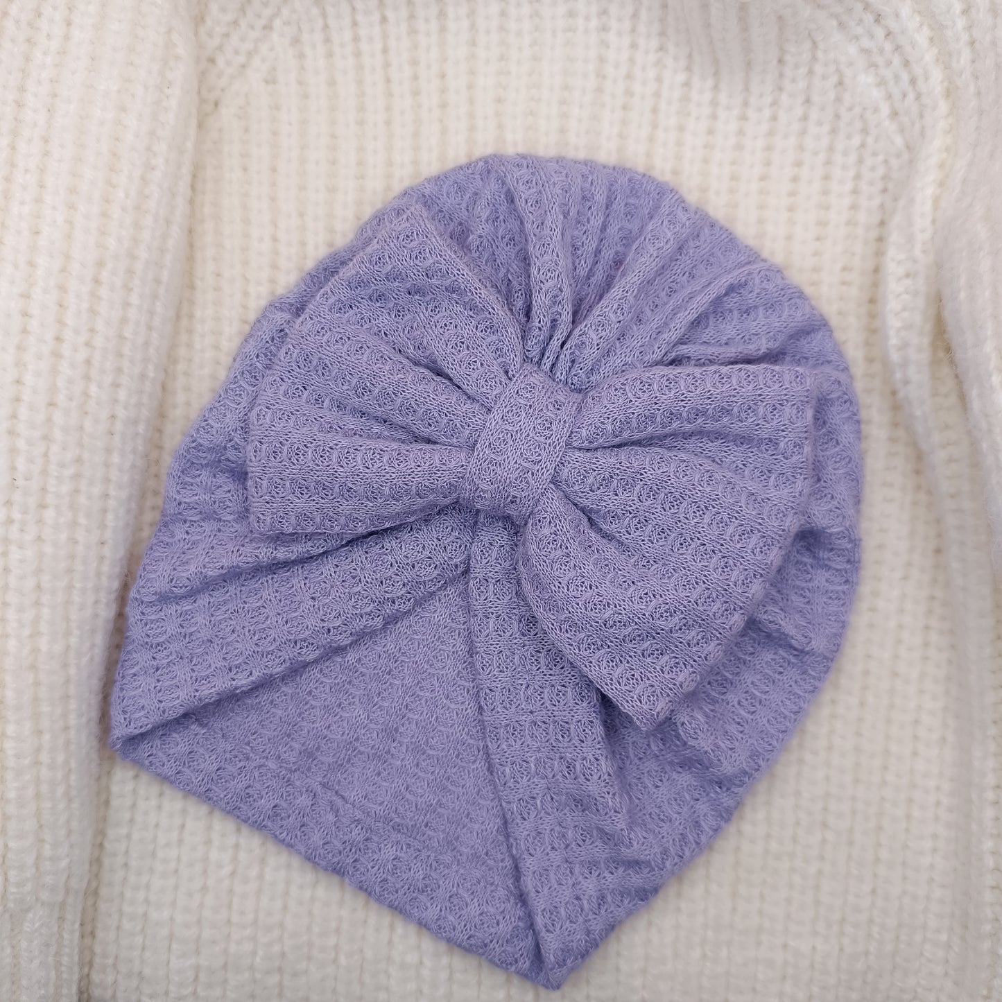 Bow baby turban Lavender