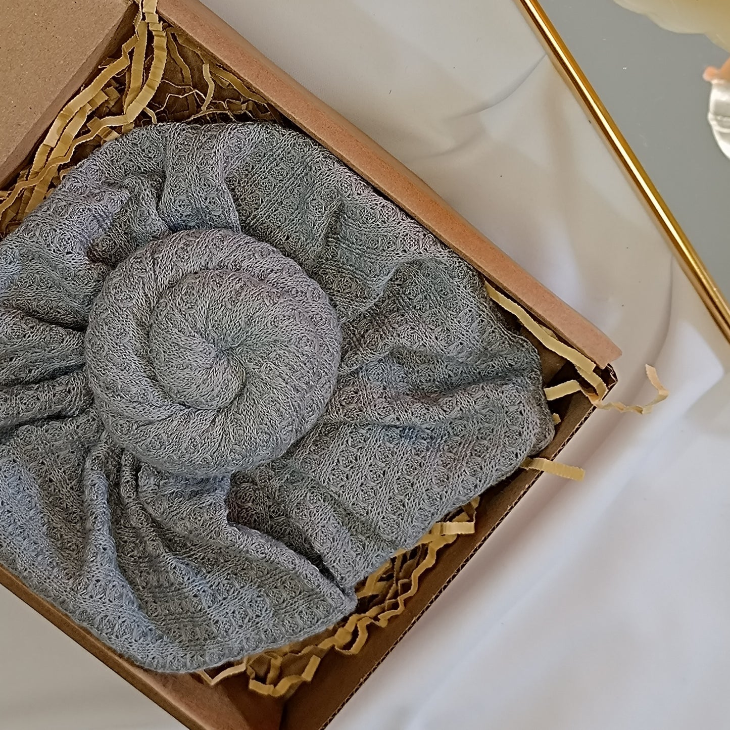 Bella baby turban Gray