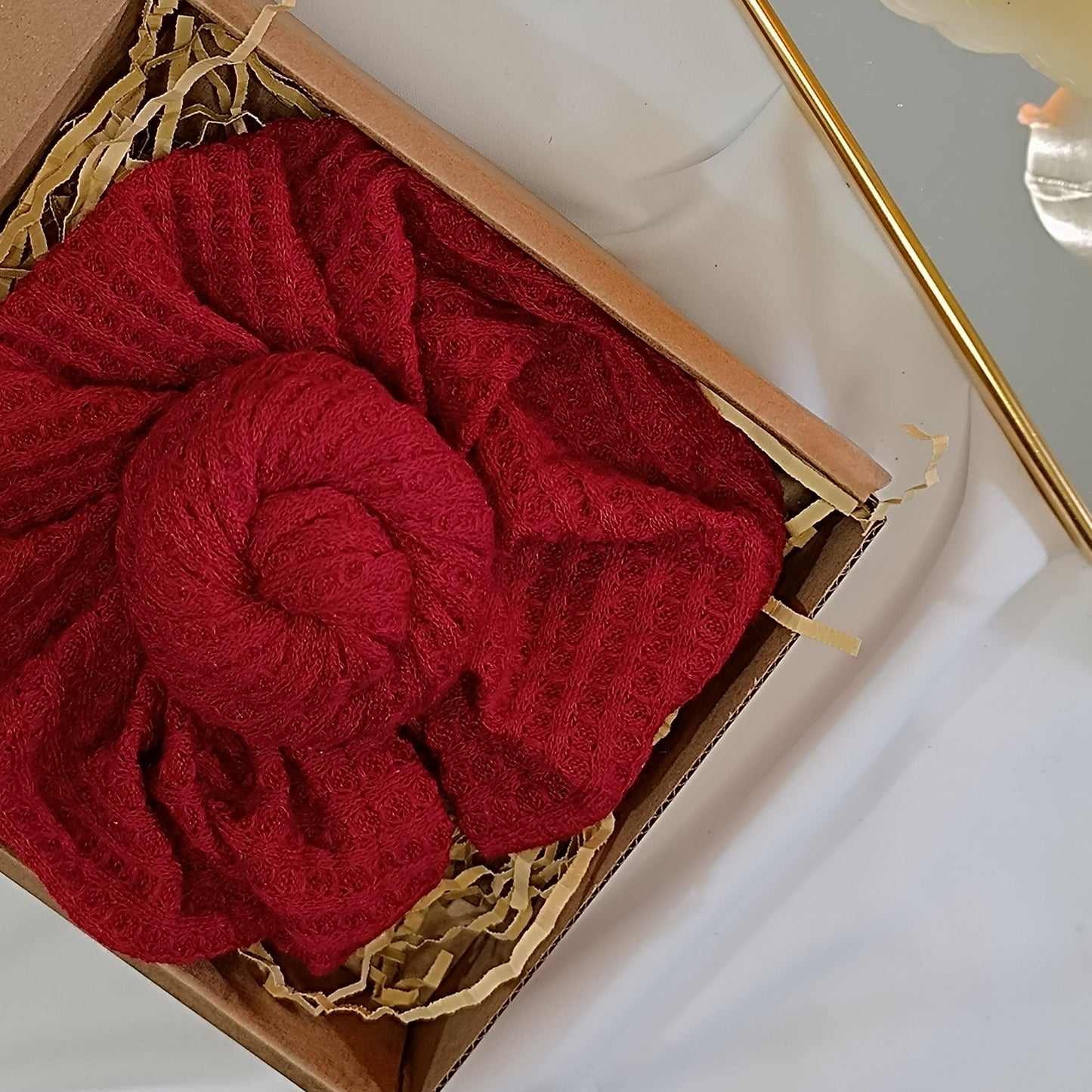 Bella baby turban passion red