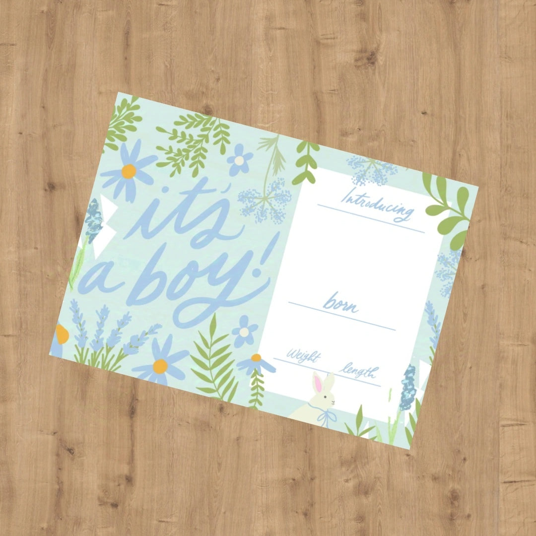 It's a boy/ girl - wish card