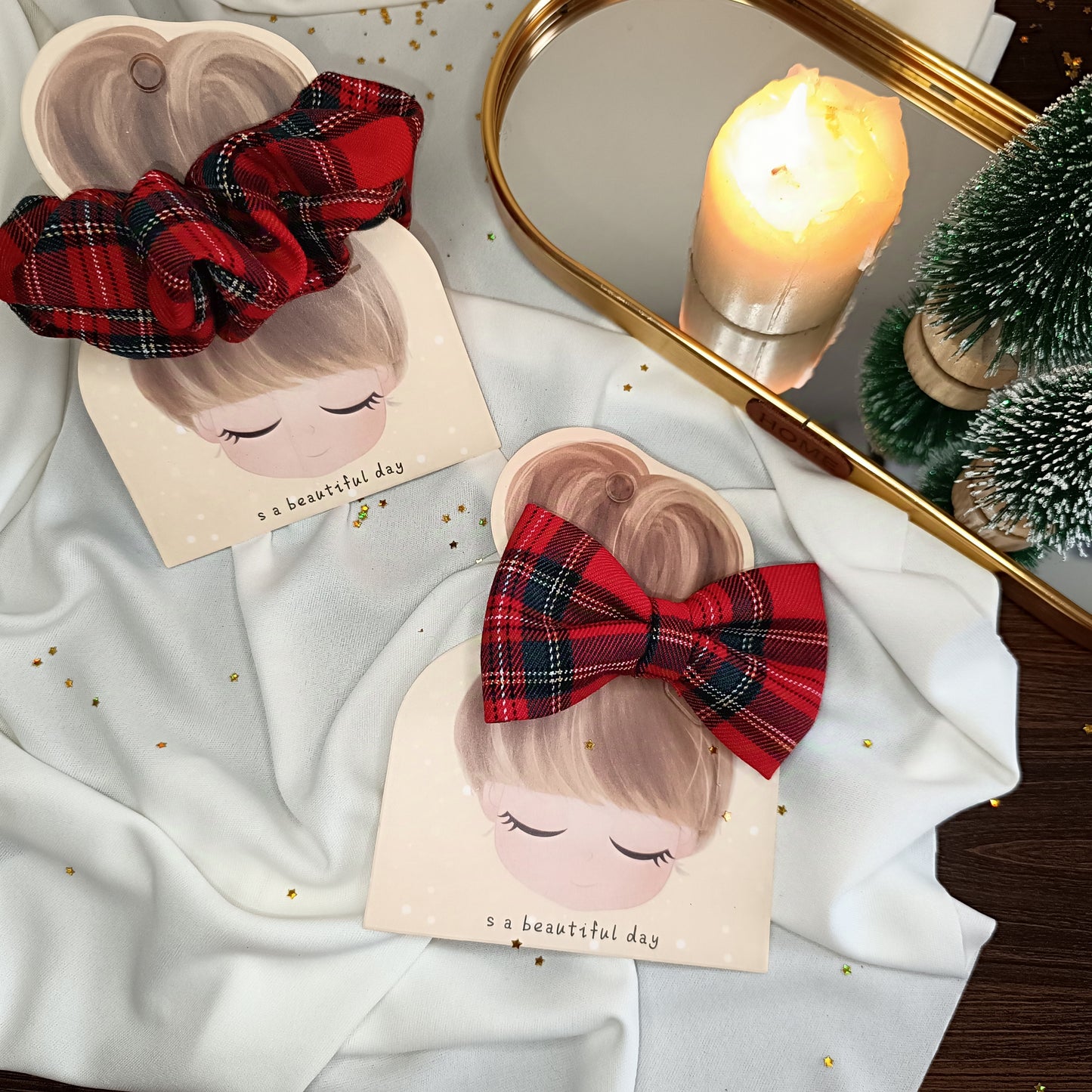 Scottish christmas bow