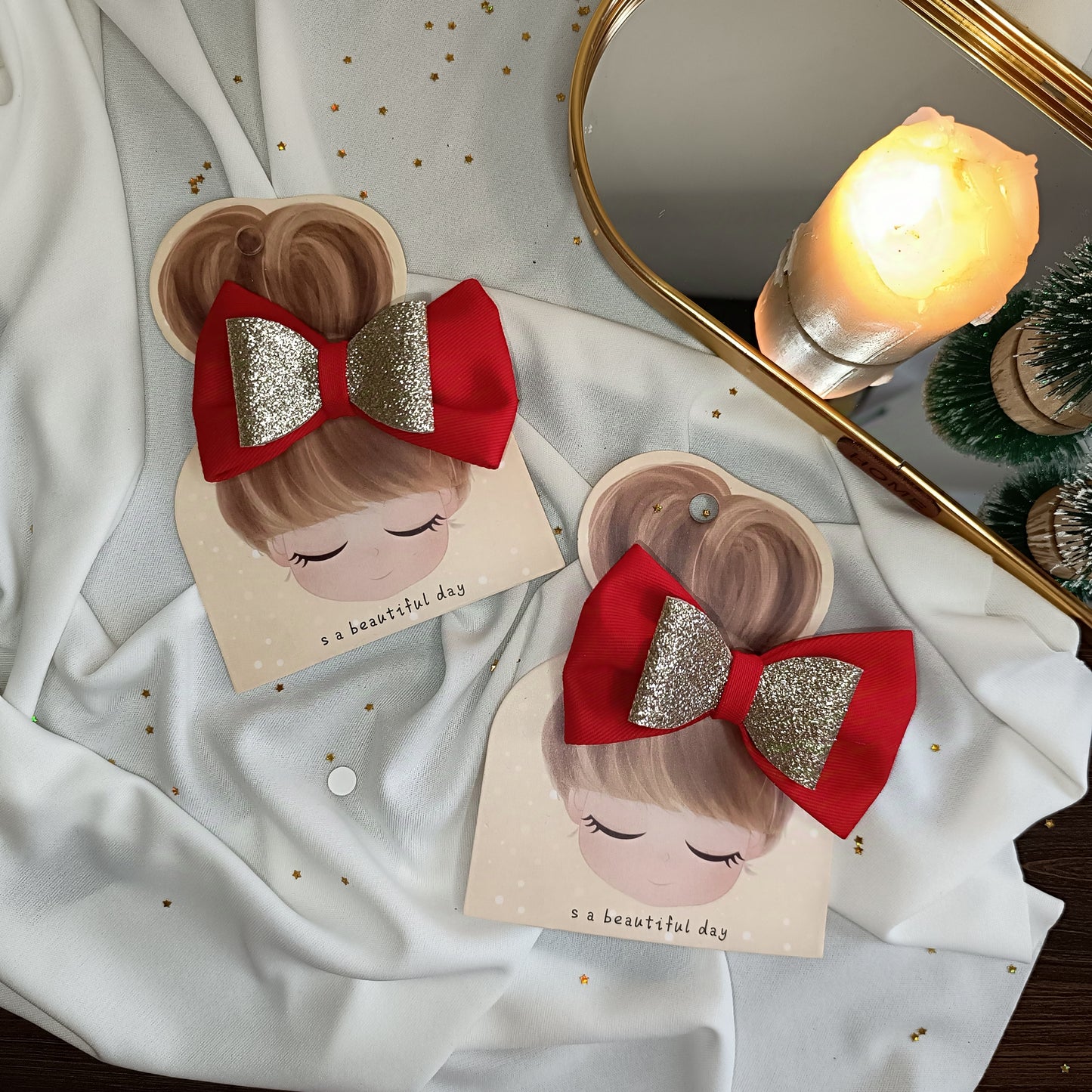 Christmas hair clip