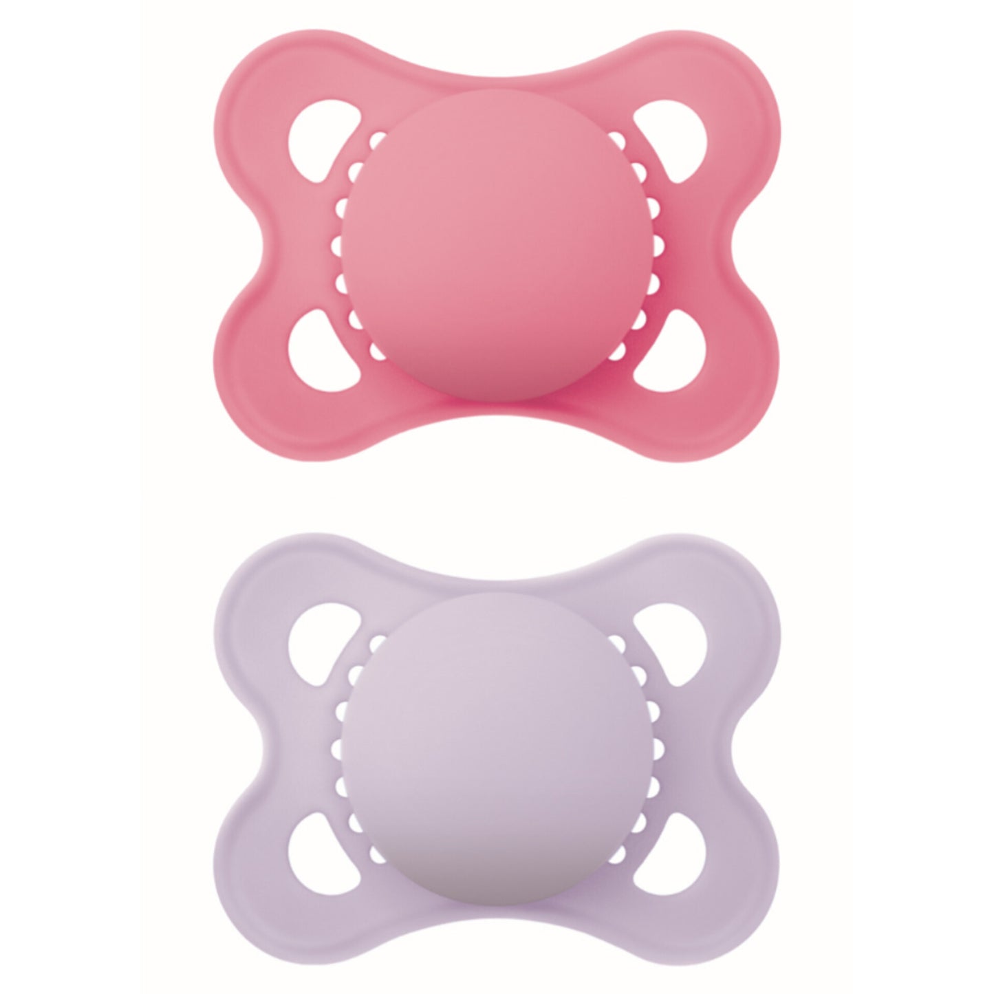 Mam πιπίλα original Unprinted σιλικόνης- Girl 2-6m, 2τμχ