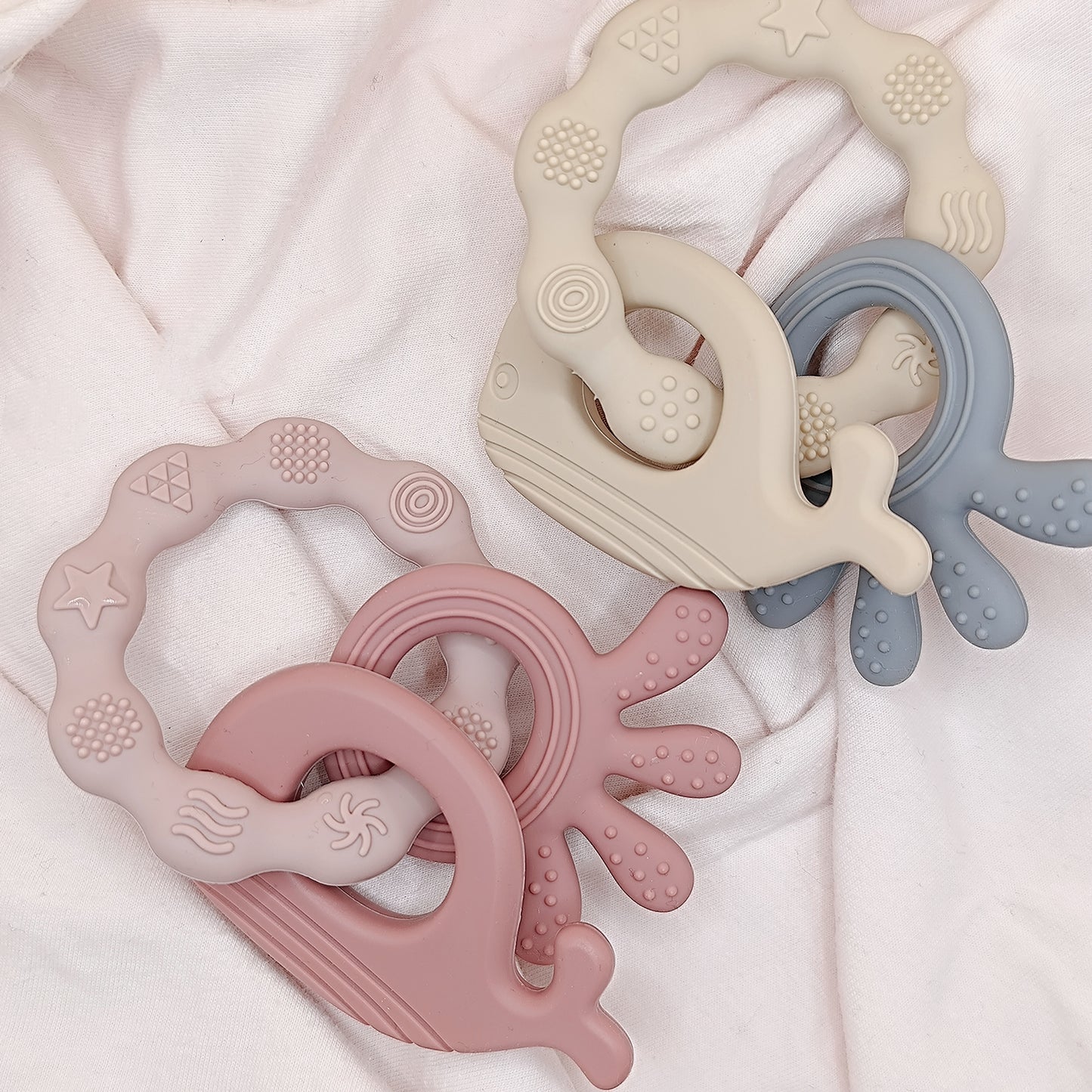 Rubber ring three piece set- μασητικό από σιλικόνη