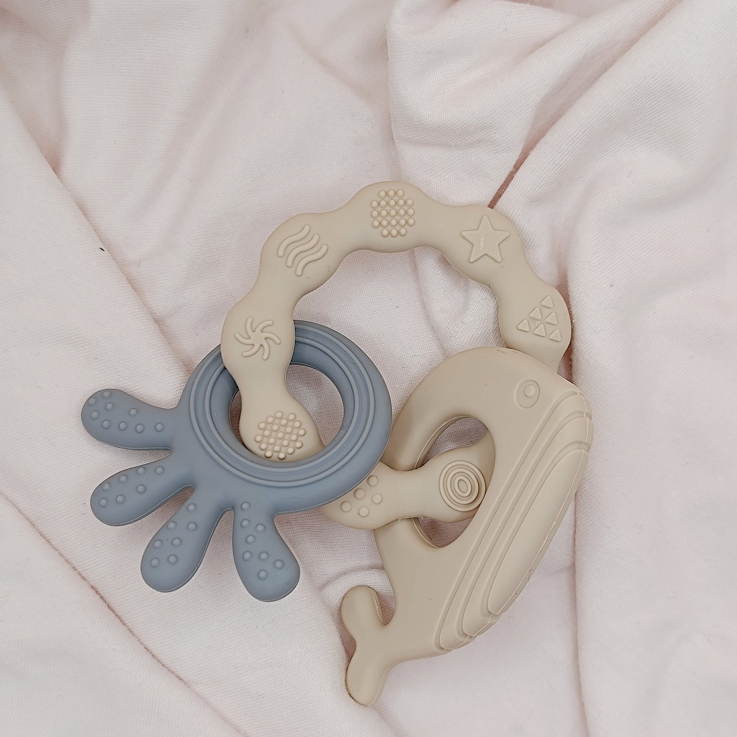 Rubber ring three piece set- μασητικό από σιλικόνη