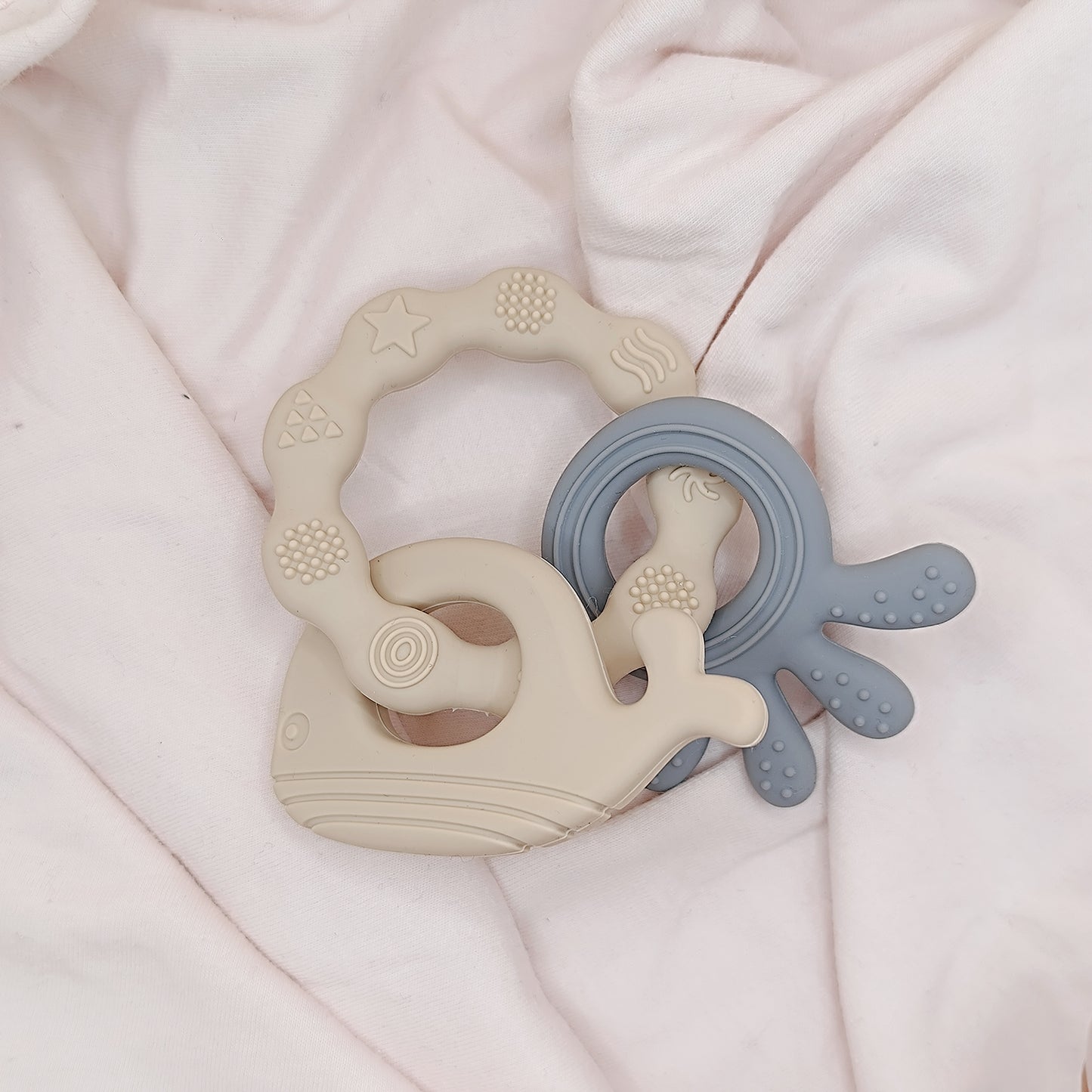 Rubber ring three piece set- μασητικό από σιλικόνη