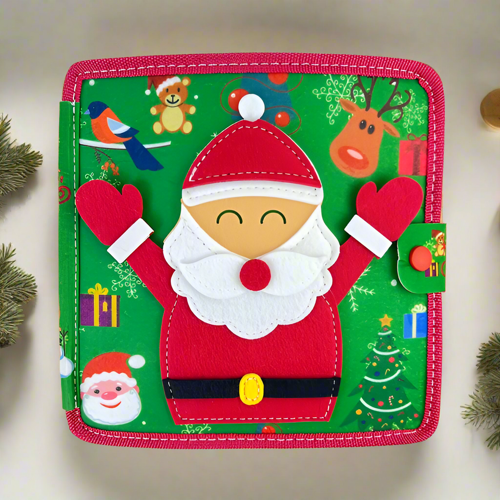 Montessori Christmas edition -υφασμάτινο βιβλίο