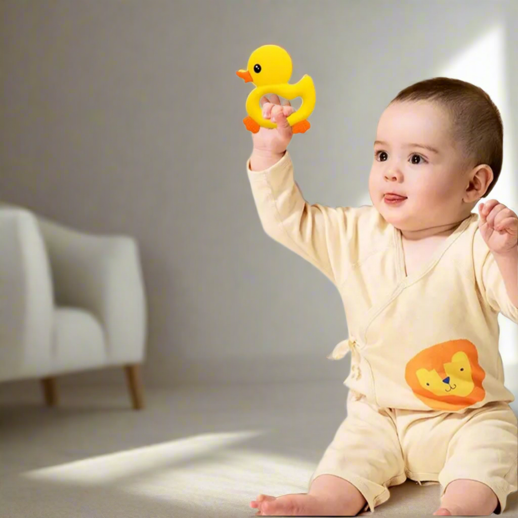 Duck- Μασητικό oδοντοφυΐας από σιλικόνη