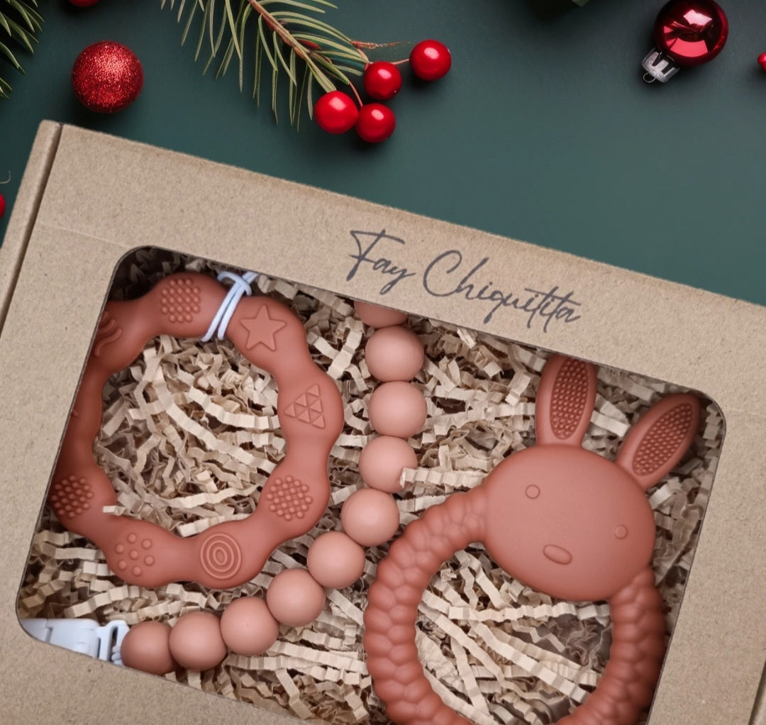 Mini teething gift box - Sienna