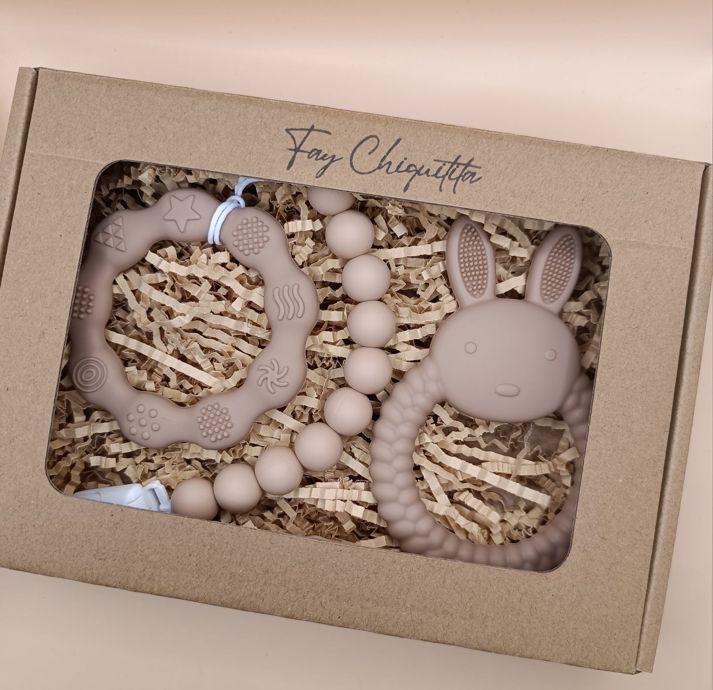 Mini teething gift box - Antelope