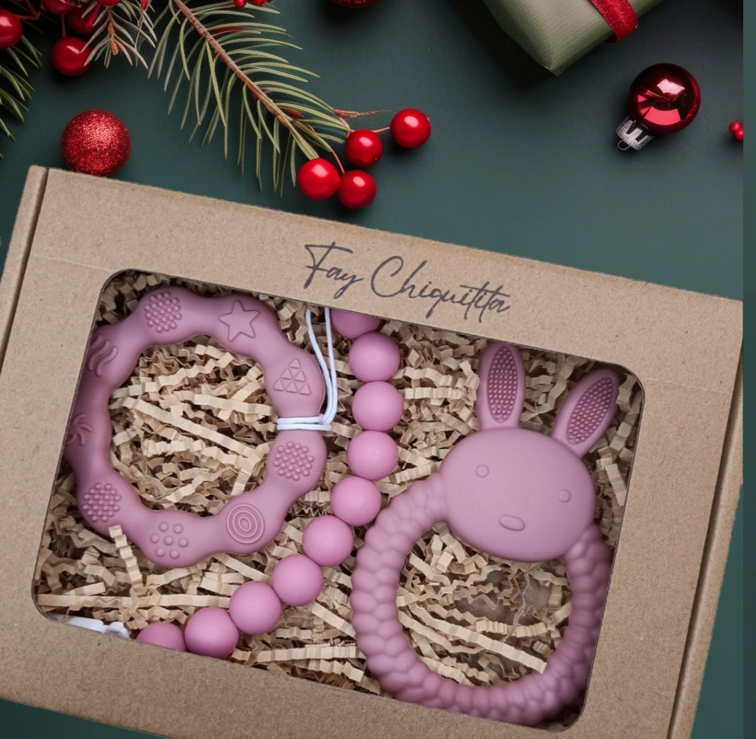 Mini teething gift box - bean paste