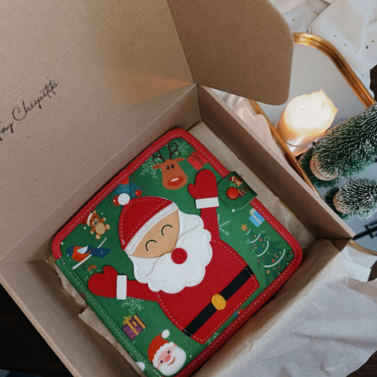 Montessori  Christmas edition -υφασμάτινο βιβλίο