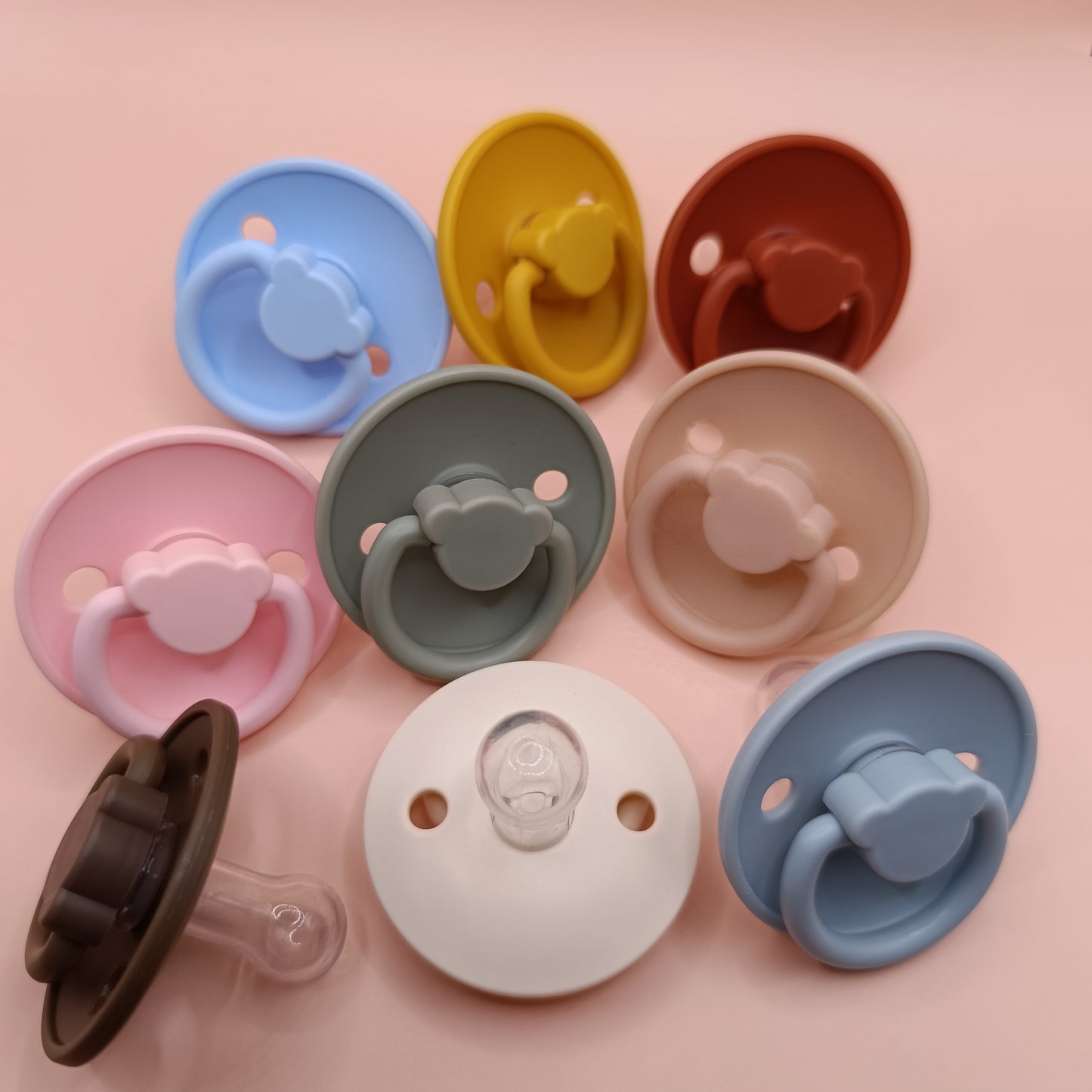 Pacifier panda- mustard