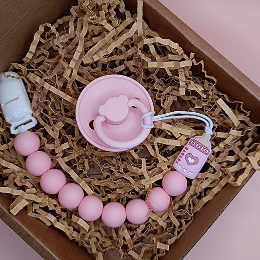 Pacifier with newborn clip