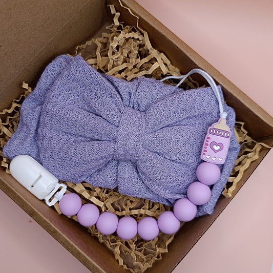 Mini gift box with baby turban