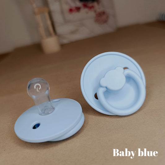Pacifier panda- baby blue