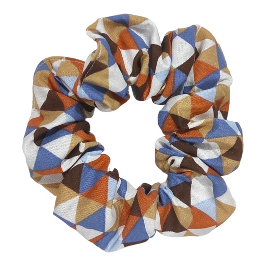 Triangular Brown Scrunchie
