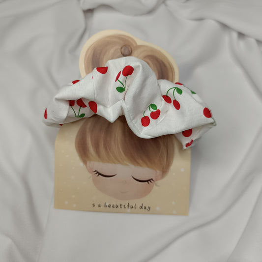 Cherry scrunchie