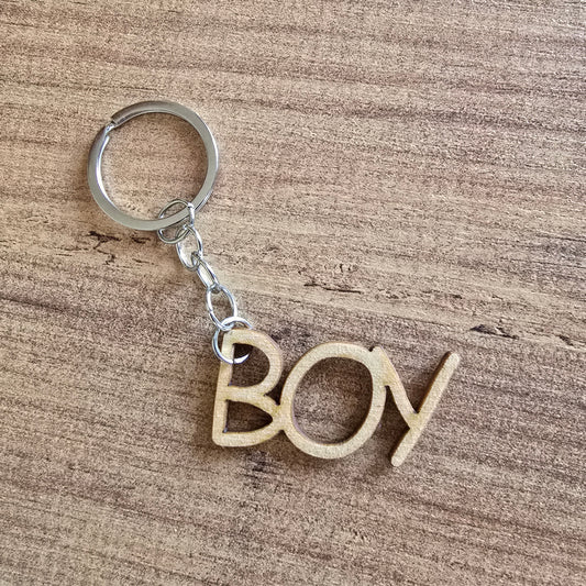 Ξύλινο Μπρελόκ “BOY”