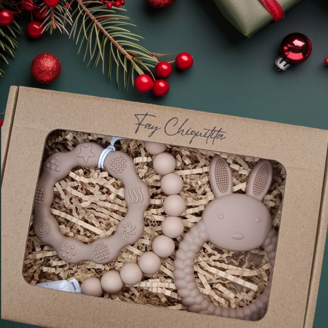 Mini teething gift box - Antelope