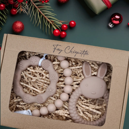 Mini teething gift box - Antelope