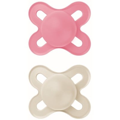 Mam πιπίλα Start Unprinted σιλικόνης-girl  0-2m, 2τμχ